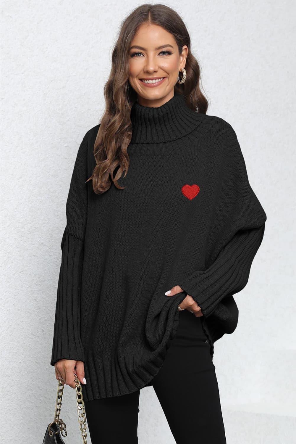 Lovable Oversized Turtle Neck Sweater - MXSTUDIO.COM