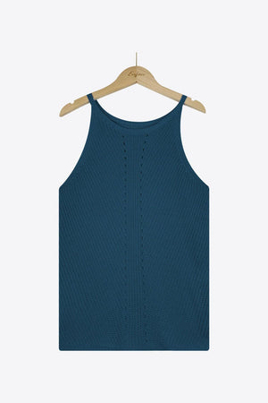 Lovely Knit Grecian Neck Tank Top - MXSTUDIO.COM