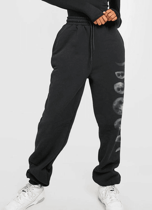 Lunar Phase Graphic Jogger Sweatpants - MXSTUDIO.COM