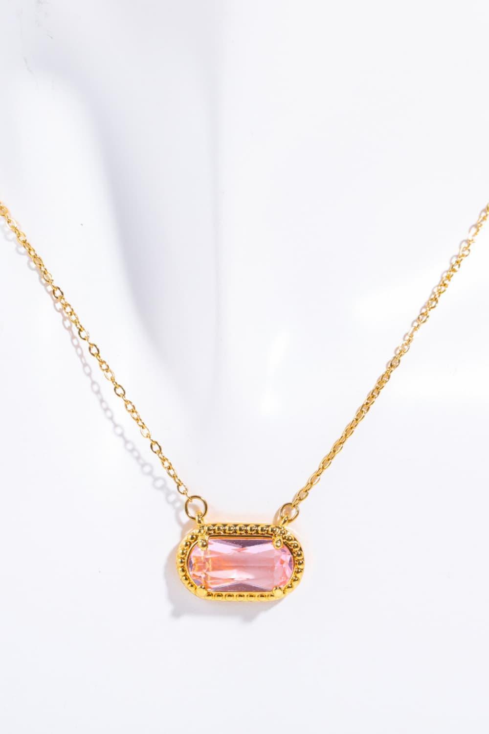 Luxurious Shine Copper Gold Plated Necklace - MXSTUDIO.COM