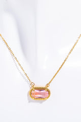 Luxurious Shine Copper Gold Plated Necklace - MXSTUDIO.COM