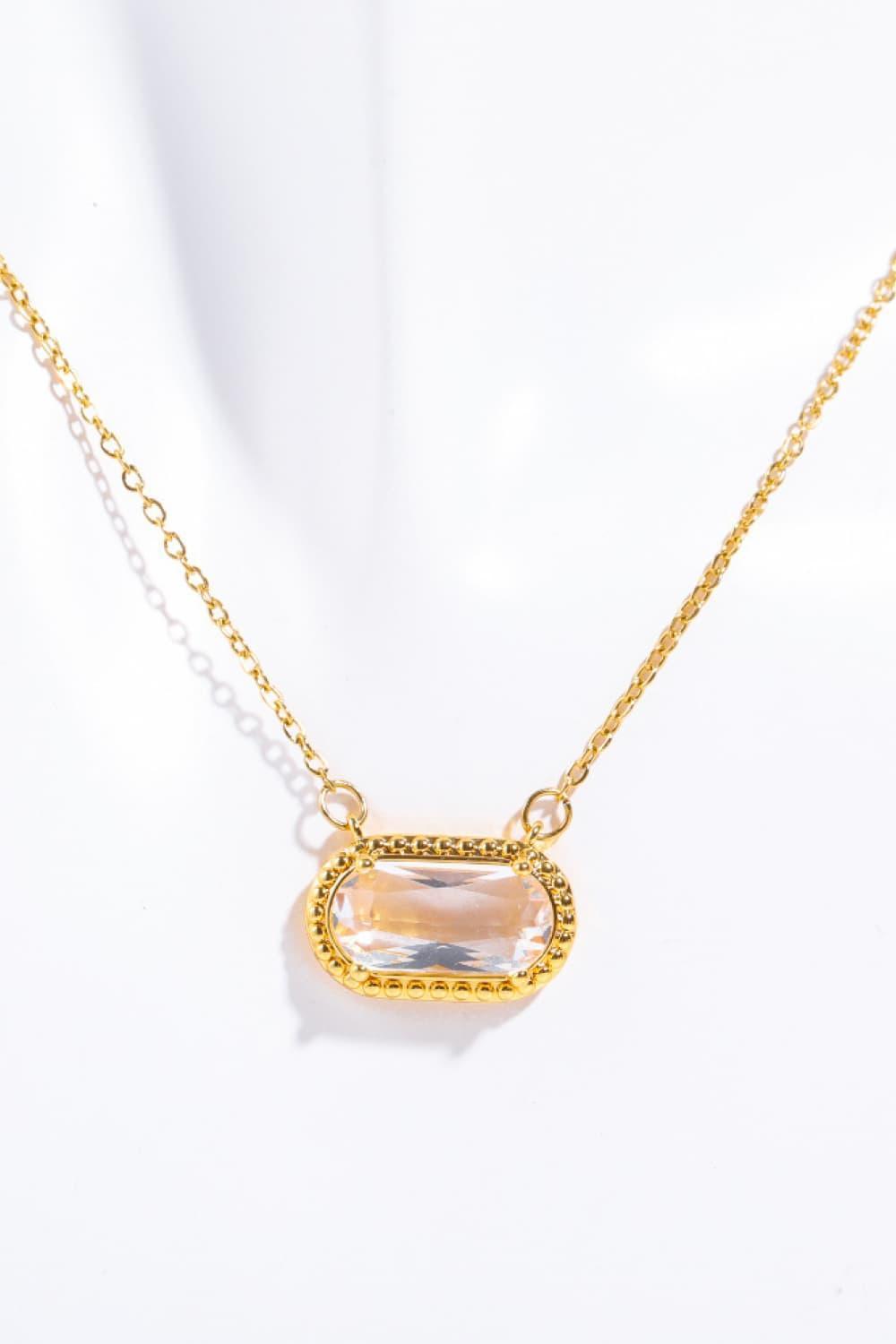 Luxurious Shine Copper Gold Plated Necklace - MXSTUDIO.COM