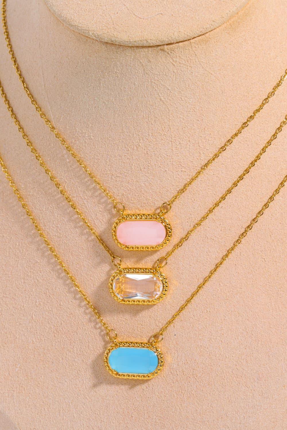 Luxurious Shine Copper Gold Plated Necklace - MXSTUDIO.COM