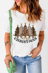 Magical Moments White Merry Christmas T-Shirt-MXSTUDIO.COM