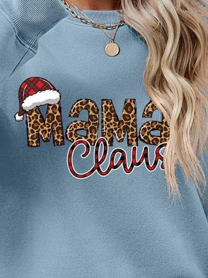 Mama Claus Graphic Christmas Sweatshirt-MXSTUDIO.COM