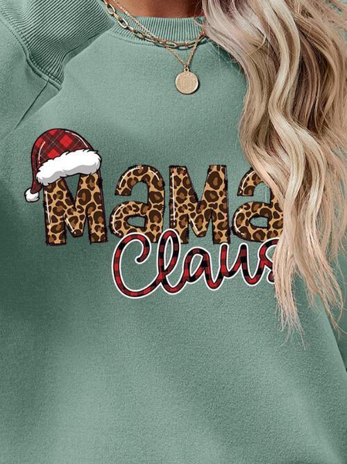 Mama Claus Graphic Christmas Sweatshirt-MXSTUDIO.COM