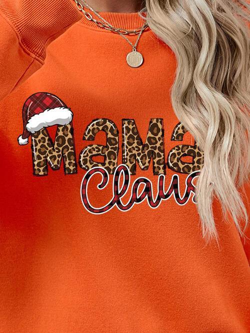 Mama Claus Graphic Christmas Sweatshirt-MXSTUDIO.COM