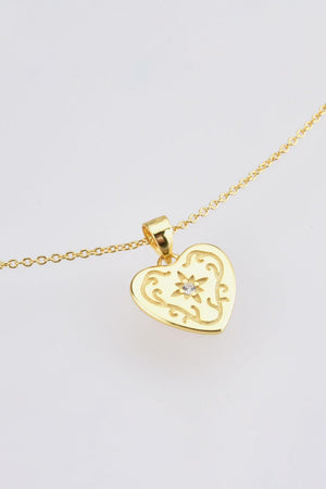 Meaningful Sterling Silver Heart Necklace - MXSTUDIO.COM