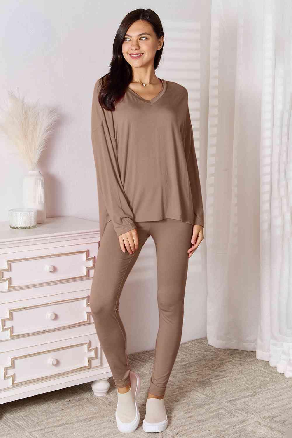 Mellow Plus Size Top And Pants 2 Piece Loungewear Set - MXSTUDIO.COM