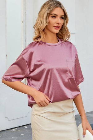 Mesmerizing Dropped Shoulder Top - MXSTUDIO.COM