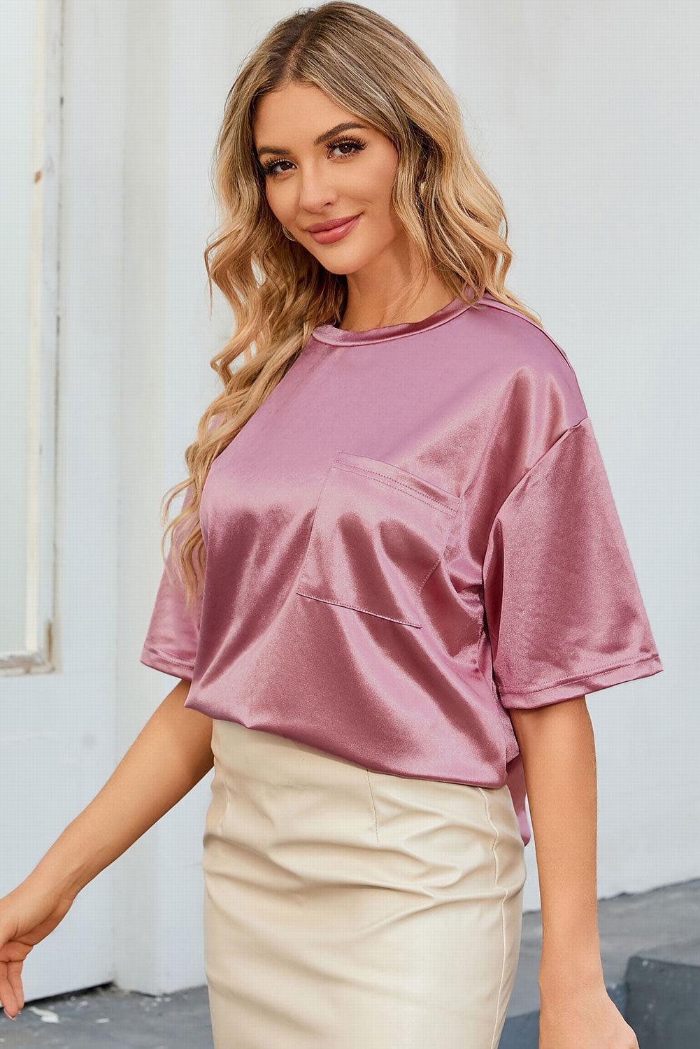 Mesmerizing Dropped Shoulder Top - MXSTUDIO.COM