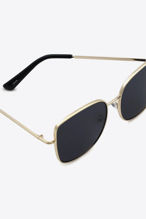 Metal Frame Black Wayfarer Acetate Sunglasses - MXSTUDIO.COM