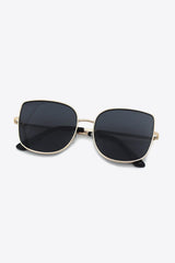 Metal Frame Black Wayfarer Acetate Sunglasses - MXSTUDIO.COM