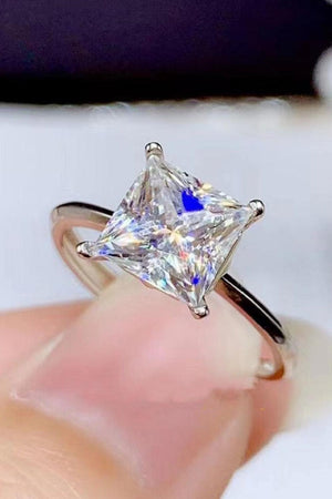 Meticulous 5 Carat Moissanite Solitaire Ring - MXSTUDIO.COM