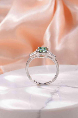 a close up of a ring on a table