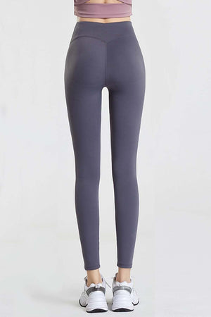 Moisture-Wicking Active V Waist Leggings - MXSTUDIO.COM