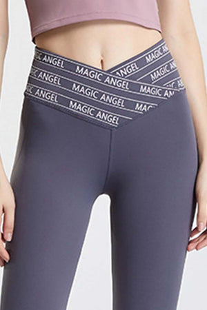 Moisture-Wicking Active V Waist Leggings - MXSTUDIO.COM