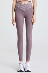 Moisture-Wicking Active V Waist Leggings - MXSTUDIO.COM