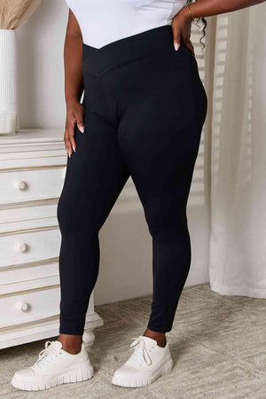 Move With Ease V-Waistband Active Fitness Leggings - MXSTUDIO.COM