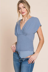 Mystique Plunge Neckline Thermal Bodysuit - MXSTUDIO.COM