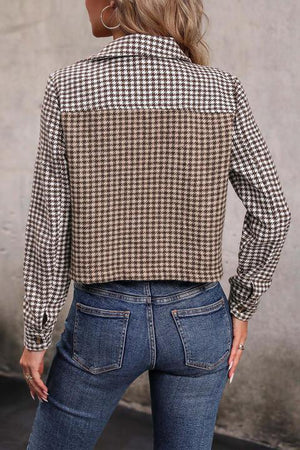 Never Out of Style Houndstooth Jacket-MXSTUDIO.COM