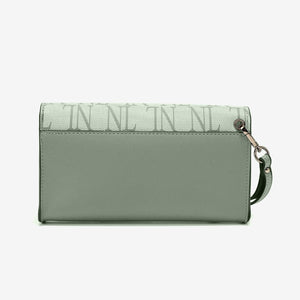 a women's wallet with a zipper