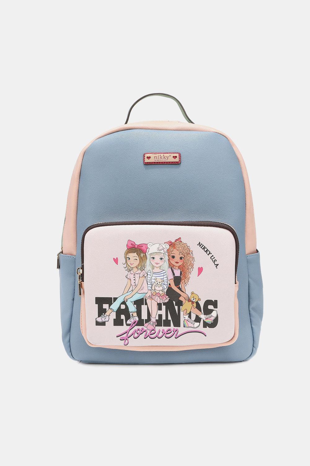 Nicole Lee USA Printed Women's Large Backpack - MXSTUDIO.COM