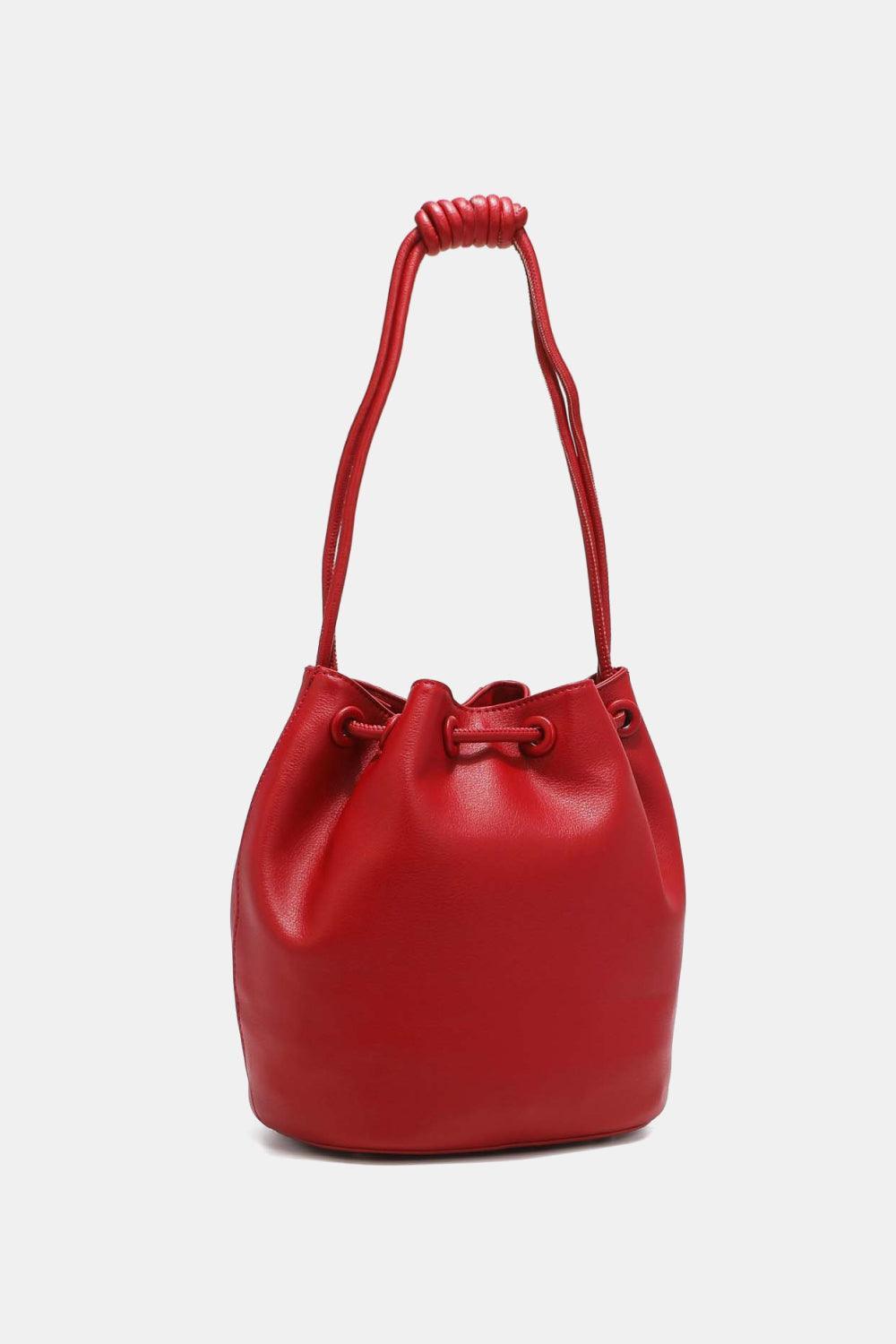 Nicole Lee USA Snap Button Closure Studded Bucket Bag - MXSTUDIO.COM