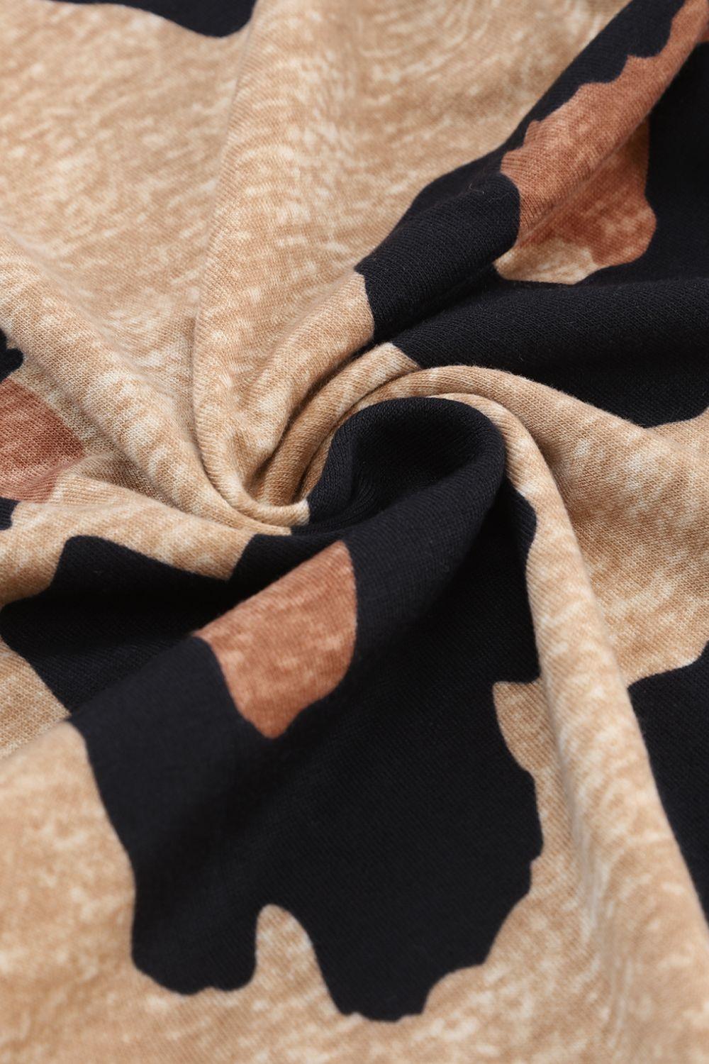 a close up of a black and brown fabric