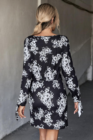 On Fleek Floral Cutout Mini Dress - MXSTUDIO.COM