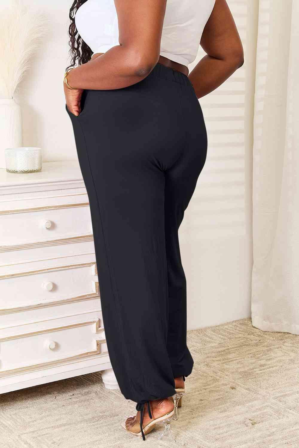 Orderly Women's Plus Size Drawstring Pants - MXSTUDIO.COM
