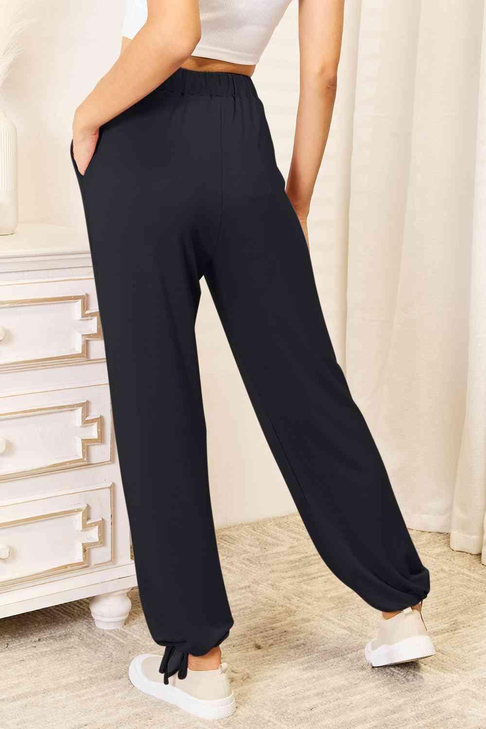 Orderly Women's Plus Size Drawstring Pants - MXSTUDIO.COM