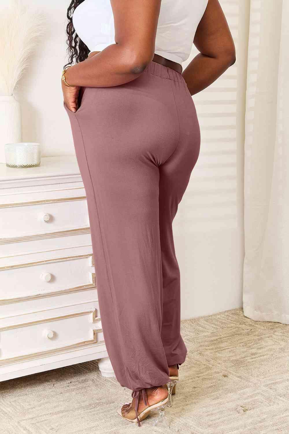 Orderly Women's Plus Size Drawstring Pants - MXSTUDIO.COM