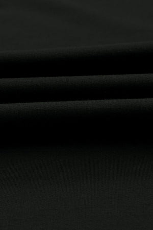 a close up of a plain black fabric