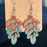 Outstanding Merit Wooden Dangle Earrings-MXSTUDIO.COM