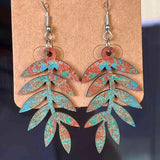 Outstanding Merit Wooden Dangle Earrings-MXSTUDIO.COM