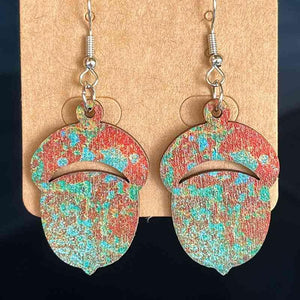 Outstanding Merit Wooden Dangle Earrings-MXSTUDIO.COM