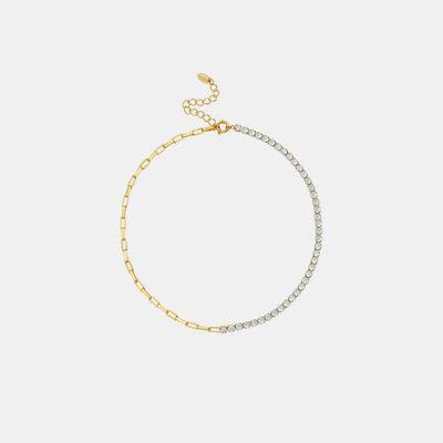 a gold and diamond bracelet