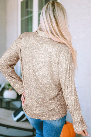 Party Ready Long Sleeve Sequin Shirt - MXSTUDIO.COM