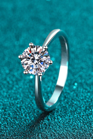 Passionate Love Sterling Silver Moissanite Ring - MXSTUDIO.COM