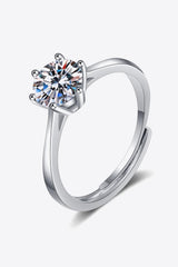 Passionate Love Sterling Silver Moissanite Ring - MXSTUDIO.COM