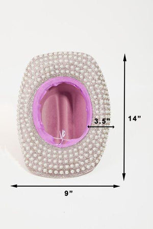 a white and pink ring with diamonds on it