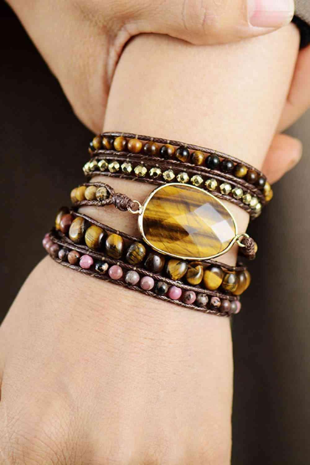 Perfect Harmony Natural Stone Layered Bracelet-MXSTUDIO.COM