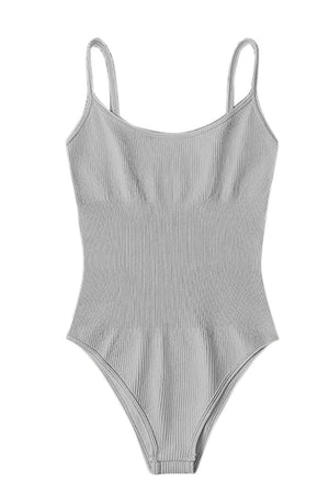 a women's one piece swimsuit with spaghetti straps