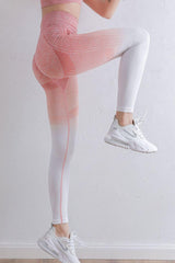 Performance And Fashion High Waist Gradient Leggings - MXSTUDIO.COM