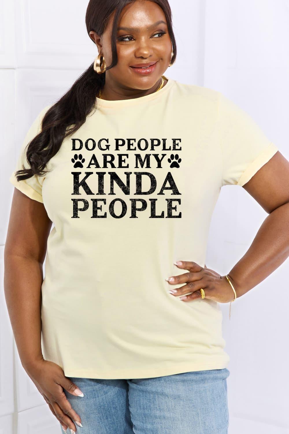 Pet Person Graphic Plus Size Dog Lover T Shirt - MXSTUDIO.COM