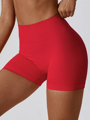 Physically Fit Spandex Sports Yoga Shorts - MXSTUDIO.COM