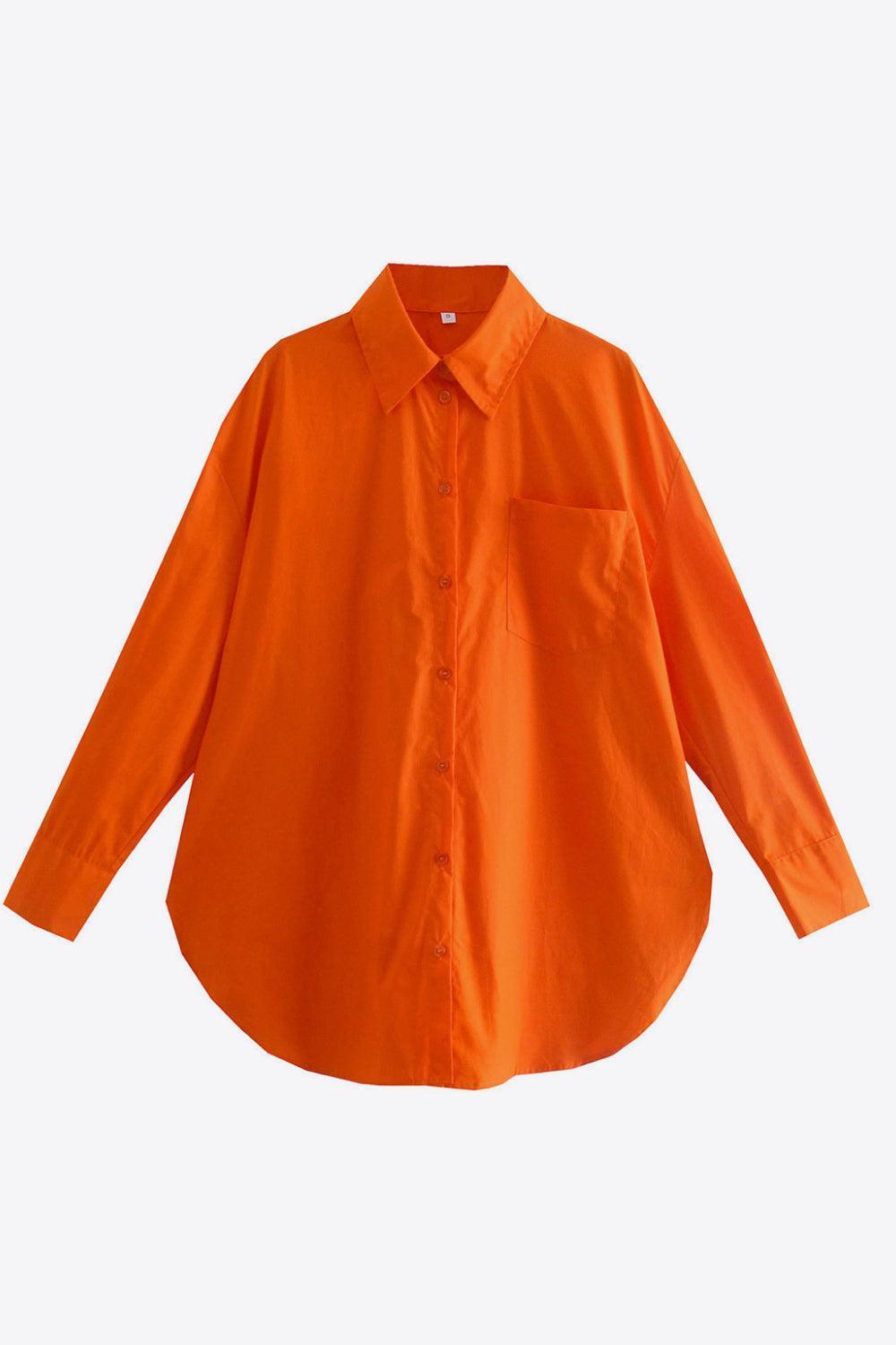 Plain Yet Sophisticated Button Down Collared Shirt - MXSTUDIO.COM