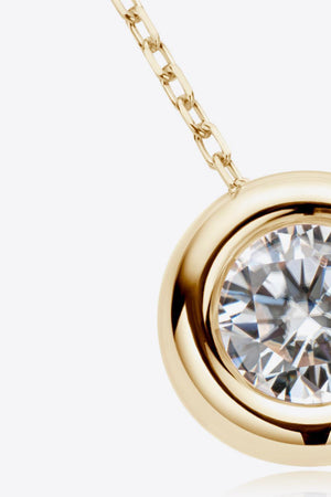 Plausible 1 Carat Moissanite Necklace Womens - MXSTUDIO.COM