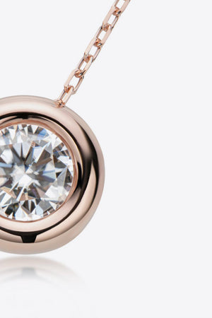 Plausible 1 Carat Moissanite Necklace Womens - MXSTUDIO.COM